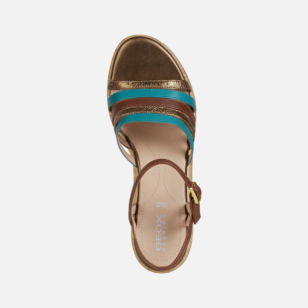 Geox Bayan Sandalet Kahverengi - Primula - SPH-271609